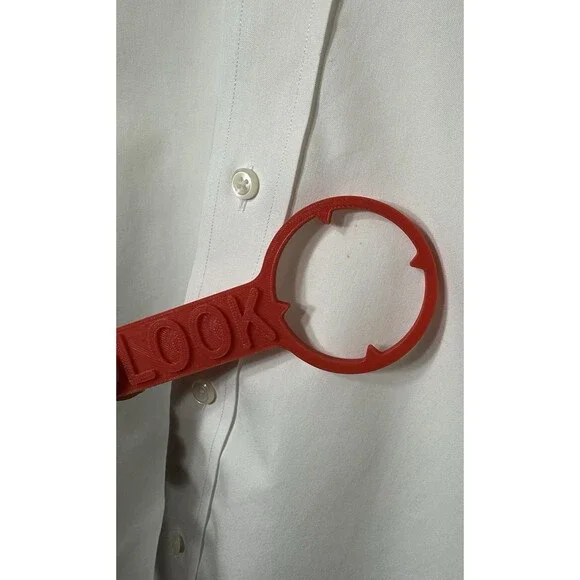 LL Bean Dress Shirt Men's Sz 18-35 White Traditional Fit Button Down/Up Collared - Picture 3 of 14